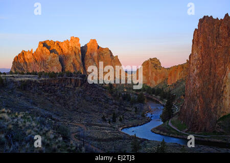 Smith Rock State Park, Oregon Foto Stock