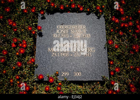 Maleme Cimitero di Guerra in Maleme in Creta, Grecia. Foto Stock