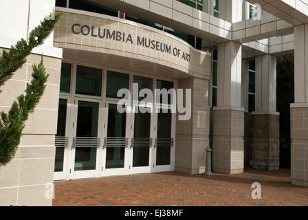 Columbia Museum di Arte della Carolina del Sud e Stati Uniti d'America Foto Stock