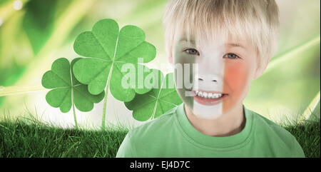 Immagine composita della cute ragazzo irlandese Foto Stock