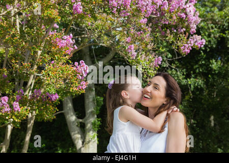 Madre e figlia di trascorrere del tempo Foto Stock