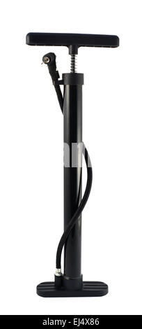 Bicicletta nero pompa aria Foto Stock