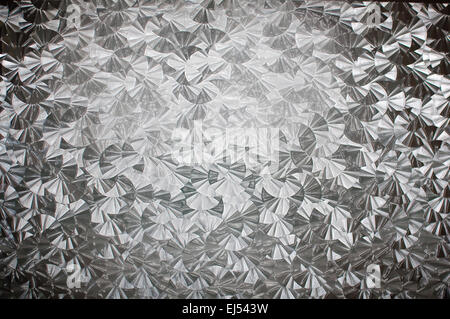 Abstract background - circolare, shiny pattern. Superficie congelata Foto Stock