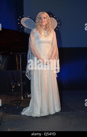 Photocall per una nuova produzione di Charles Dickens' A Christmas Carol a Koenigs Pilsener Arena offre: Jeanette Biedermann dove: Oberhausen, Germania Quando: 16 Set 2014 Foto Stock