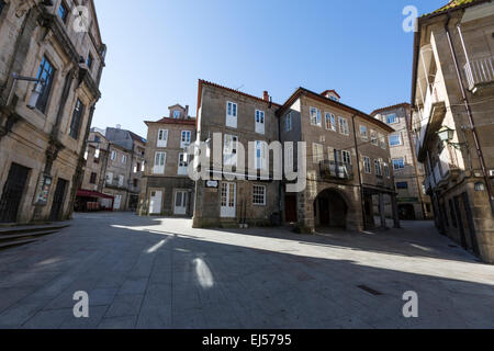 Pontevedra città vecchia Foto Stock