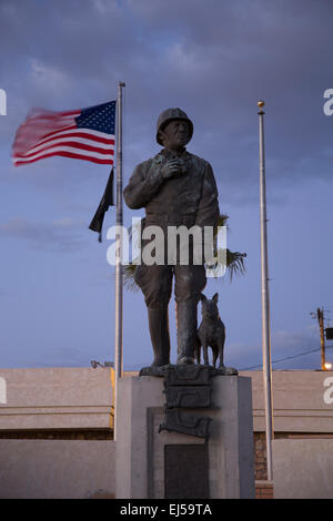 George S. Patton Memorial Museum, Chiriaco Summit, Interstate 10, a est di Indio, CALIFORNIA, STATI UNITI D'AMERICA Foto Stock