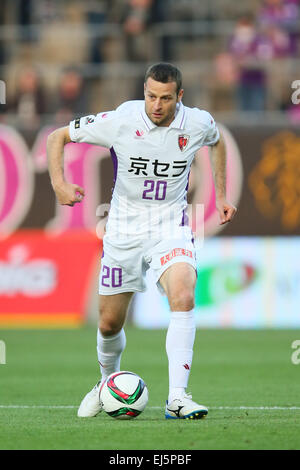 Bajalica (Sanga), 21 marzo 2015 - Calcio /Soccer : 2015 J2 League match tra Omiya Ardija 2-1 Kyoto Sanga a Nack5 Stadium Omiya, Saitama, Giappone. (Foto di YUTAKA/AFLO SPORT) [1040] Foto Stock