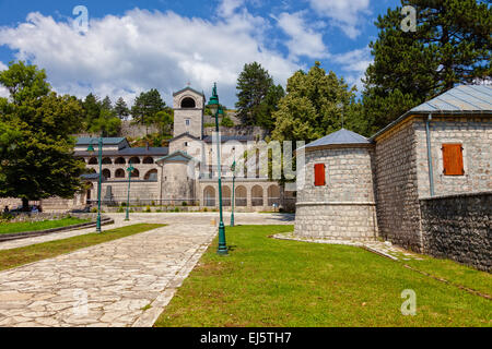 Monastero ortodosso della Natività della Beata Vergine Maria a Cetinje, Montenegro. Foto Stock