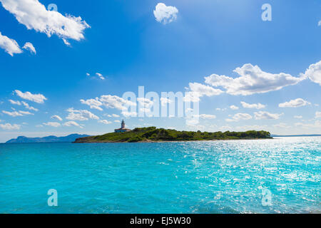 Platja de Alcudia Aucanada beach in Maiorca isole Baleari Foto Stock