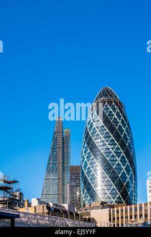 Leadenhall Building & 30 St.Mary Axe - City of London Foto Stock