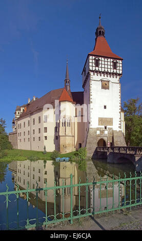 Blatna - Boemia del Sud castello d'acqua Foto Stock