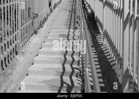 Accesso alla spiaggia di Grandview, Encinitas, CALIFORNIA Foto Stock