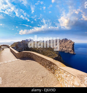 Maiorca mirador Formentor capo in Mallorca Island di Spagna Foto Stock