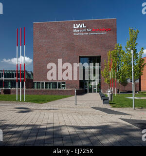 La LWL Museo di Archeologia, Vestfaliano Museo Statale, Herne, distretto della Ruhr, Nord Reno-Westfalia, Germania Foto Stock