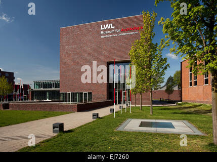 La LWL Museo di Archeologia, Vestfaliano Museo Statale, Herne, distretto della Ruhr, Nord Reno-Westfalia, Germania Foto Stock