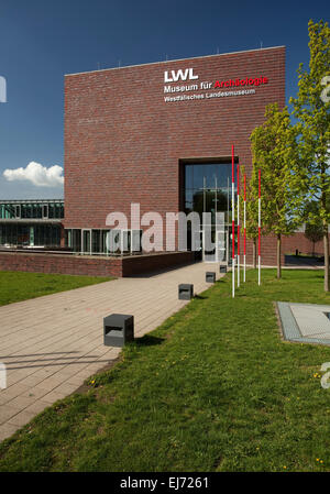 La LWL Museo di Archeologia, Vestfaliano Museo Statale, Herne, distretto della Ruhr, Nord Reno-Westfalia, Germania Foto Stock