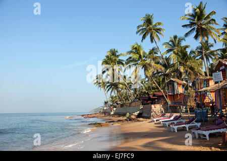 Anjuna beach, Anjuna, Goa, India, Asia Foto Stock