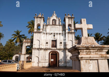 La basilica di Sant'Antonio Chiesa, Anjuna, Goa, India, Asia Foto Stock