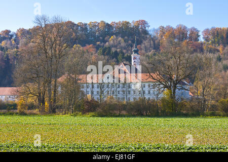 Abbazia Schaeftlarn, Baviera, Germania Foto Stock