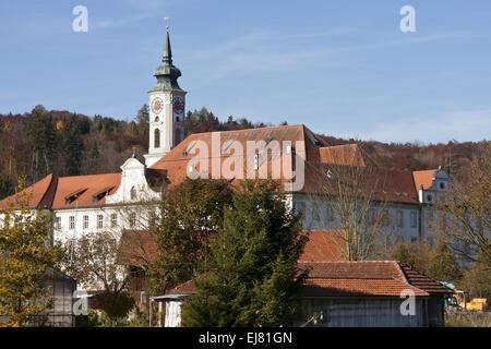 Abbazia Schaeftlarn, Baviera, Germania Foto Stock