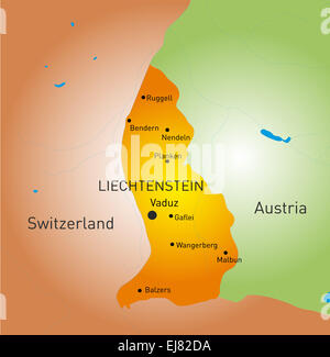Il Liechtenstein paese Foto Stock