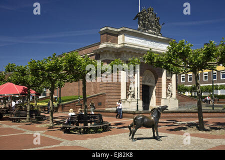 Gate di Berlino, Wesel, Germania Foto Stock