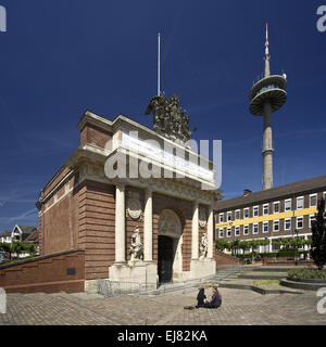 Gate di Berlino, Wesel, Germania Foto Stock