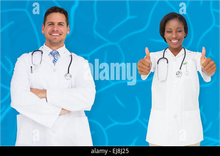 Immagine composita del team medico Foto Stock