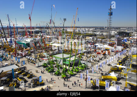 Fiera specializzata per la costruzione di macchine in Monaco di Baviera Foto Stock