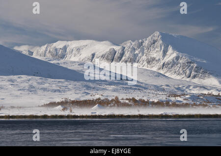 Paesaggio autunnale nella neve, Rondane NP, Norvegia Foto Stock