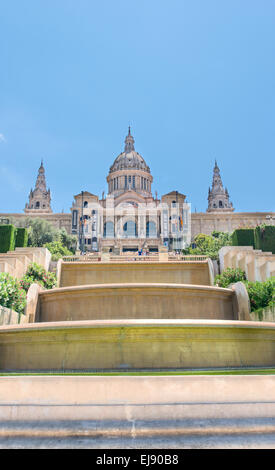 Museo Nazionale di arte in Barcellona Spagna Foto Stock