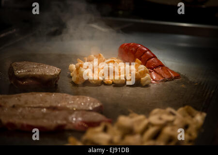 Surf e turf Foto Stock