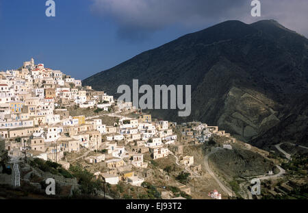 Grecia, Isole del Dodecaneso, Karpathos, Olimpo Foto Stock