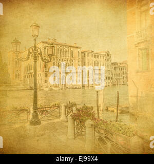 Immagine vintage di Venezia, Italia Foto Stock
