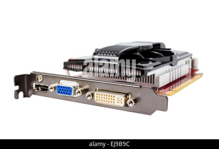 Raccolta elettronica - Computer videocard Foto Stock