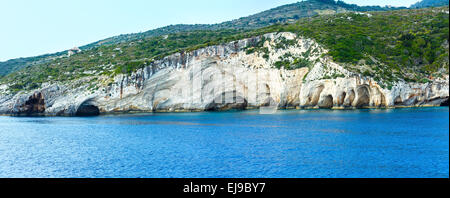 Le grotte blu di Zante (Grecia) Foto Stock