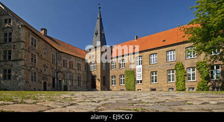 Castello Luedinghausen, Muensterland, Germania Foto Stock