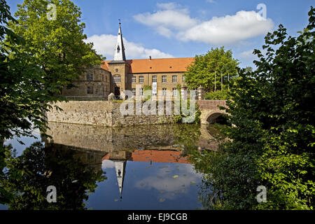 Castello Luedinghausen, Muensterland, Germania Foto Stock