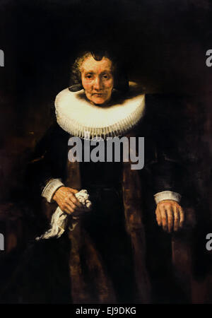 Ritratto di Margaretha de Geer 1661 Harmenszoon Rembrandt van Rijn olandese Paesi Bassi Foto Stock