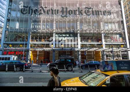 New York Times building, Manhattan Foto Stock
