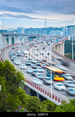 Xiamen haicang bridge closeup Foto Stock