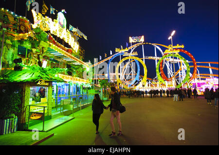 Oktoberfest a Monaco di Baviera Foto Stock