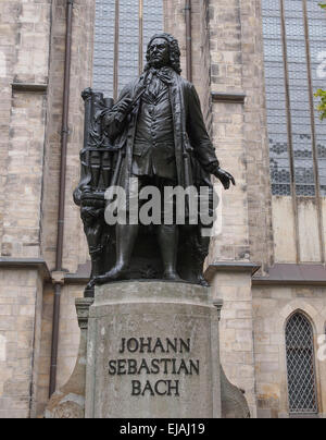 Neues Bach Denkmal Foto Stock