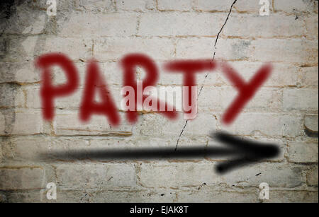 Concetto di partito Foto Stock
