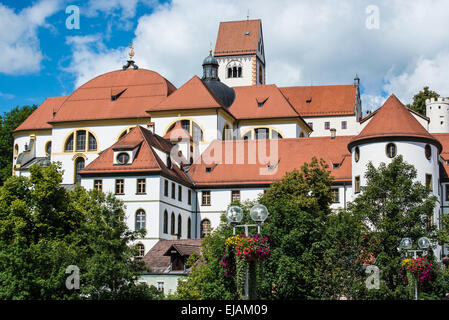 St. Mang's Abbey - Fussen - Germania Foto Stock