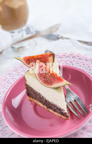 Con riferimento alle figure da 4 a 6 semi di papavero cheesecake Foto Stock