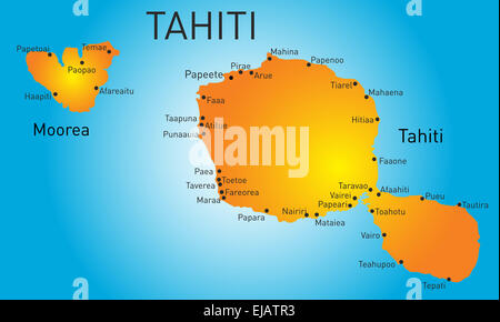 Tahiti Foto Stock