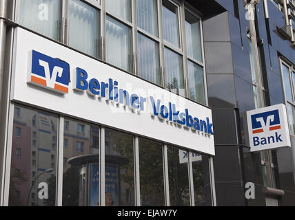 La Berliner Volksbank Foto Stock