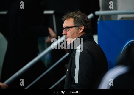 Laurent BLANC - 20.03.2015 - Paris Saint Germain/Lorient - 30e journee Ligue 1.Photo : Dave inverno/Icona Sport Foto Stock