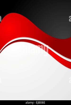 Abstract ondulata di contrasto background moderno Foto Stock